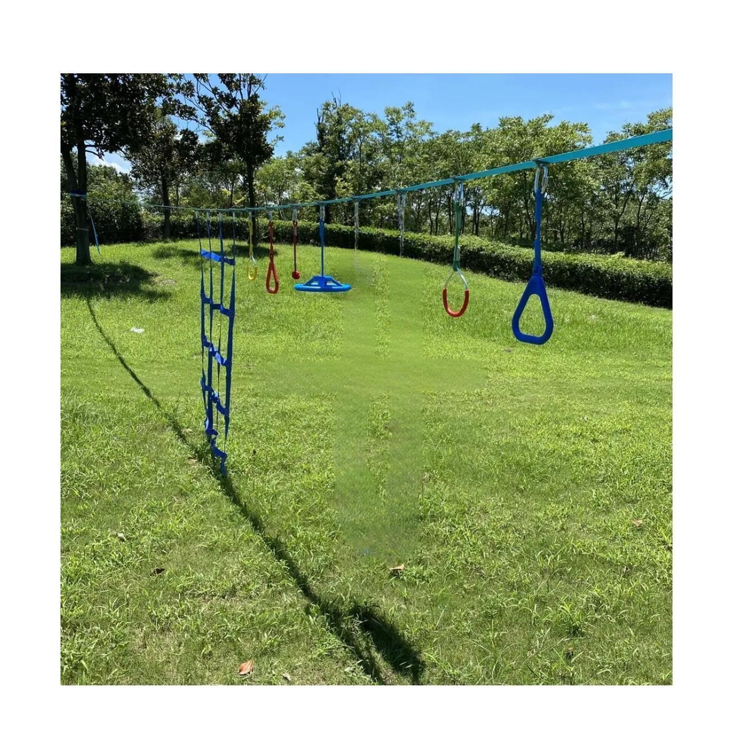 Juego Carrera 7 Obstaculos Slackline Ninja Warrior-6