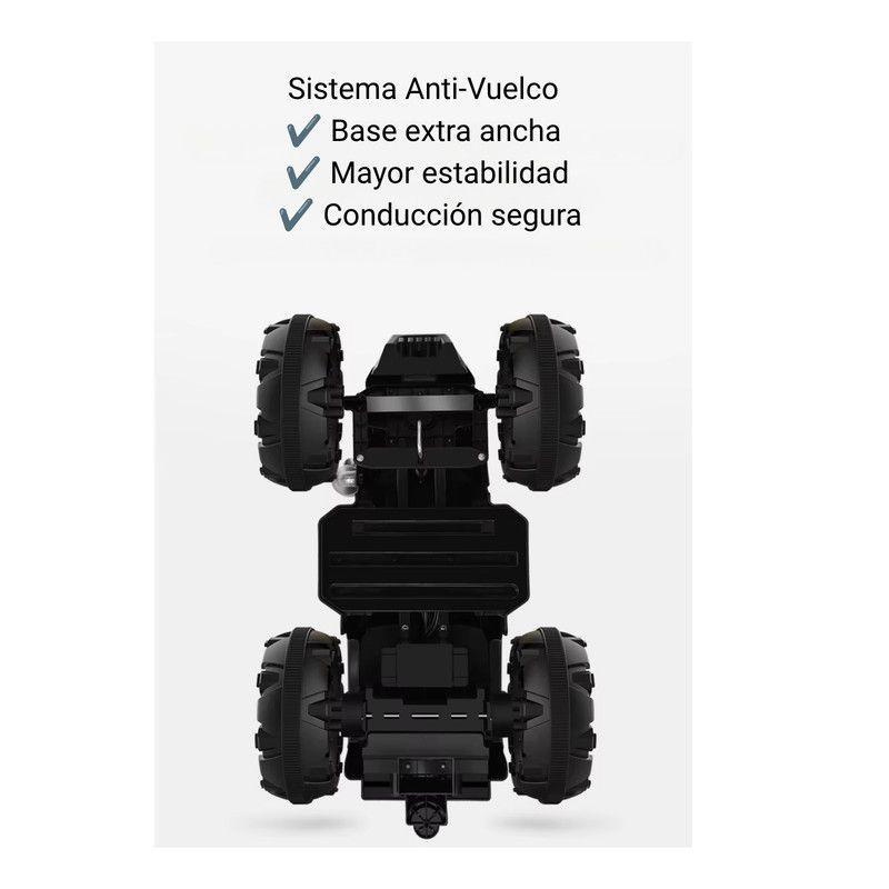 Auto Batería Tractor Eléctrico Infantil Constructor Rojo-5