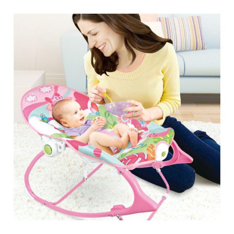 Silla Nido Vibratoria Infantil Musical Bebe Sweet-6