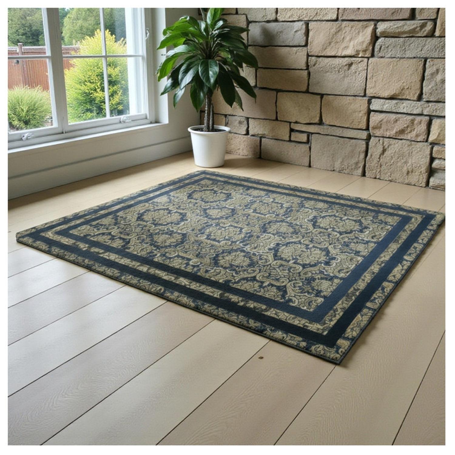 Alfombra Living Grande Estampada 150x200 cm Avanos-0