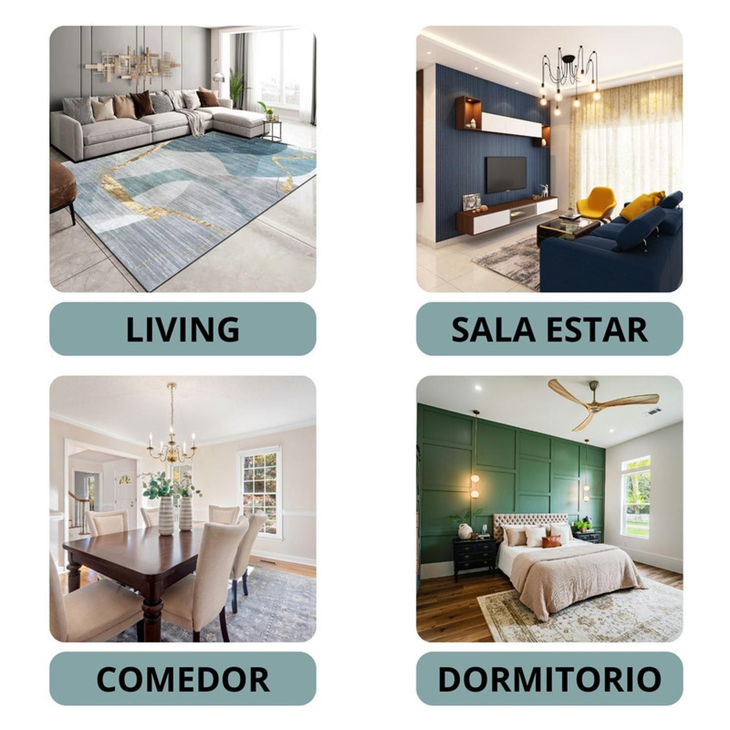 Alfombra Living Grande Estampada 150x200 cm Avanos-6