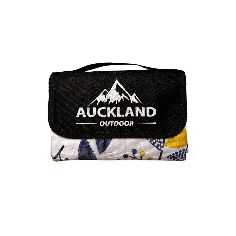 Manta de Picnic Impermeable 150 x 180 Hojas Azules-0