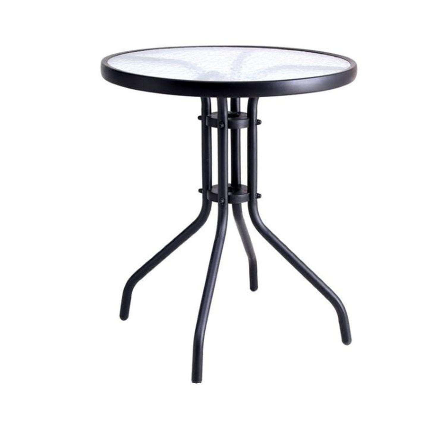 Juego De Terraza De Balcón Comedor Mesa Vidrio Kate 2 Sillas-8