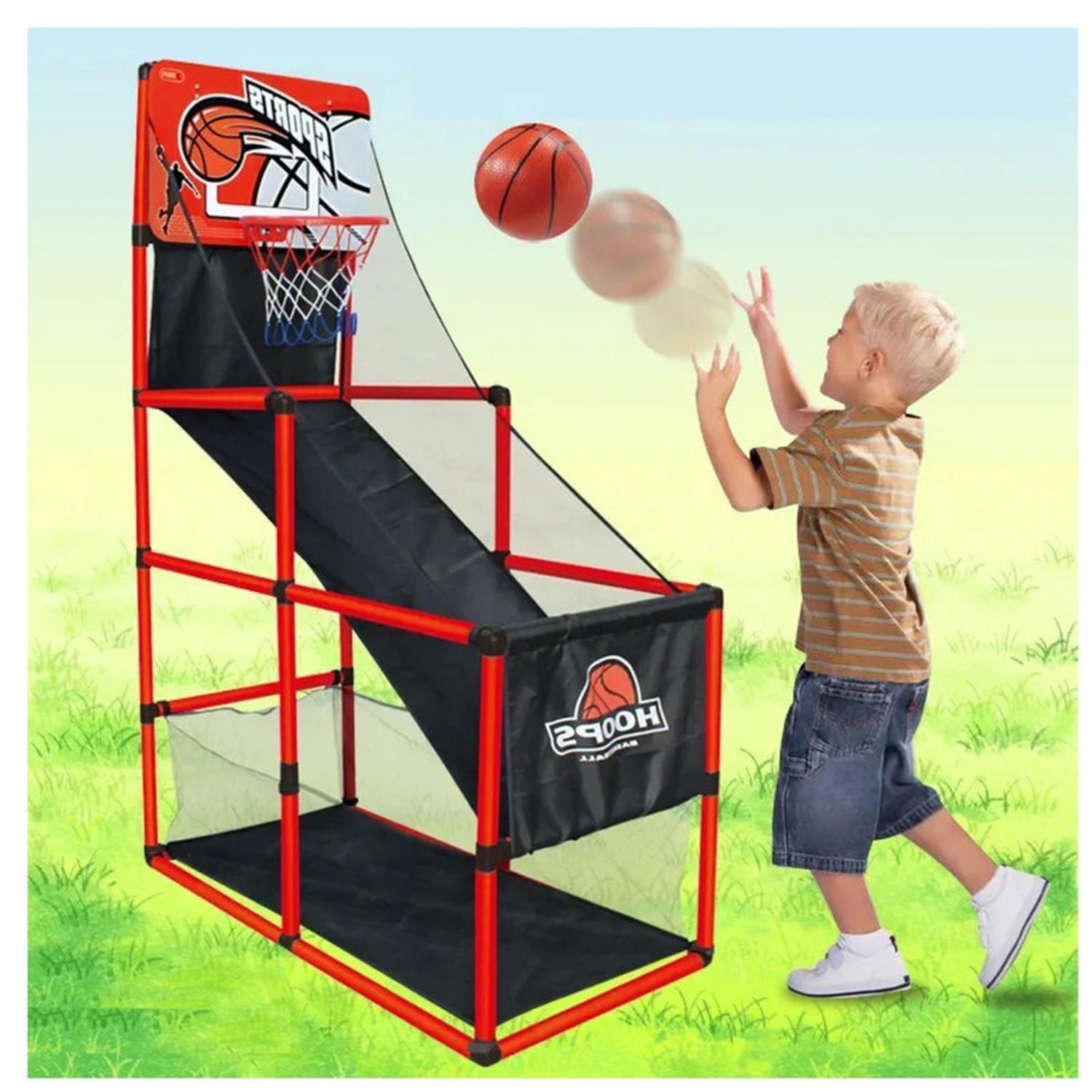 Juego de Básquet Infantil con Aro y Pelota-3