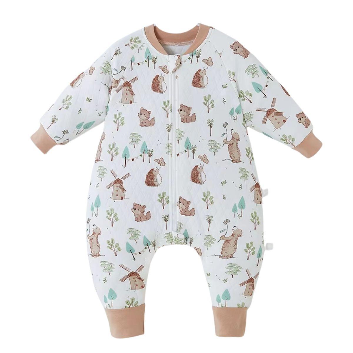 Saquito De Dormir Pijama Bebe Tog 1.5 Con Pie y Brazos-0