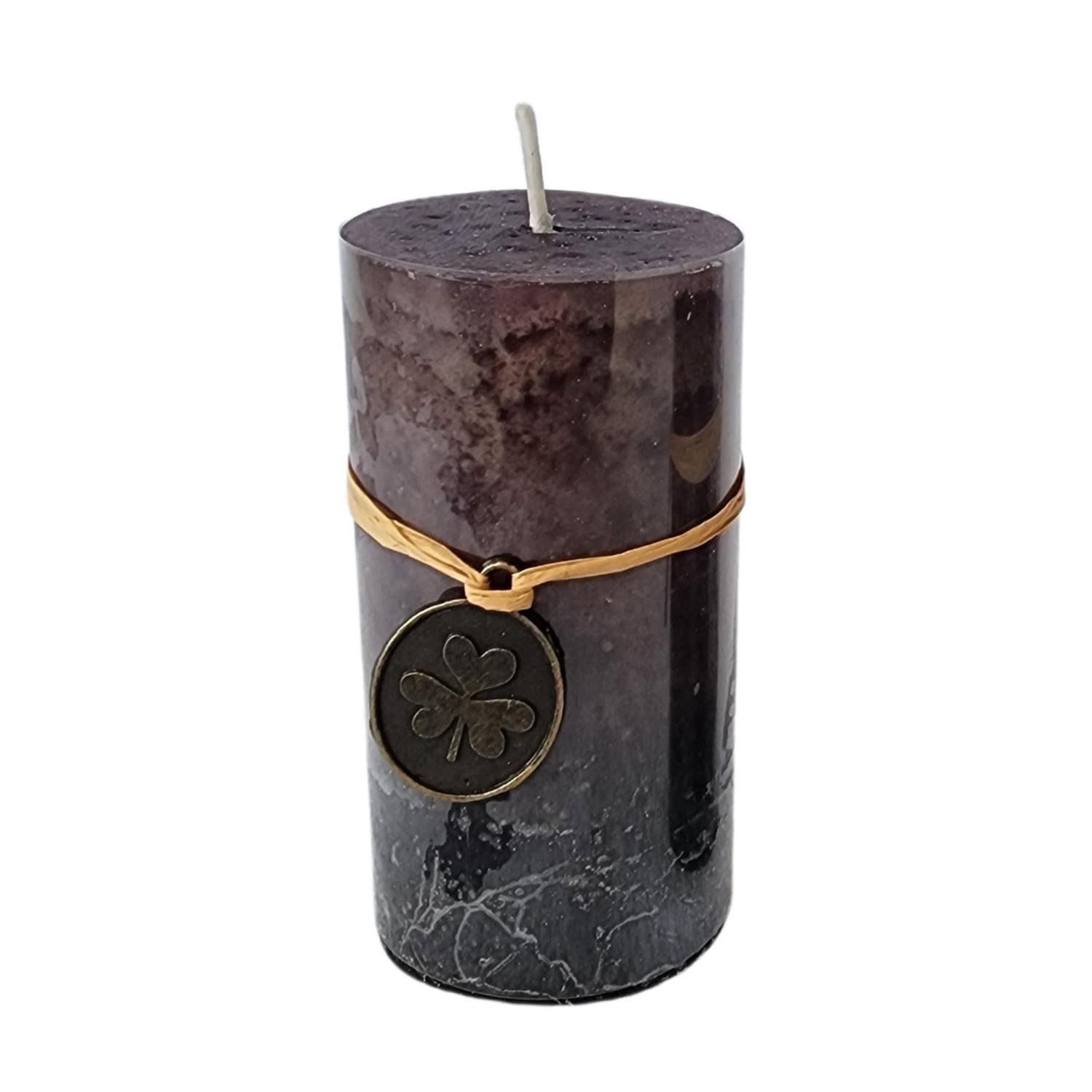 Cirio Vela Velon Alto 10cm. Dos Unidades Aromaticos Negro-2