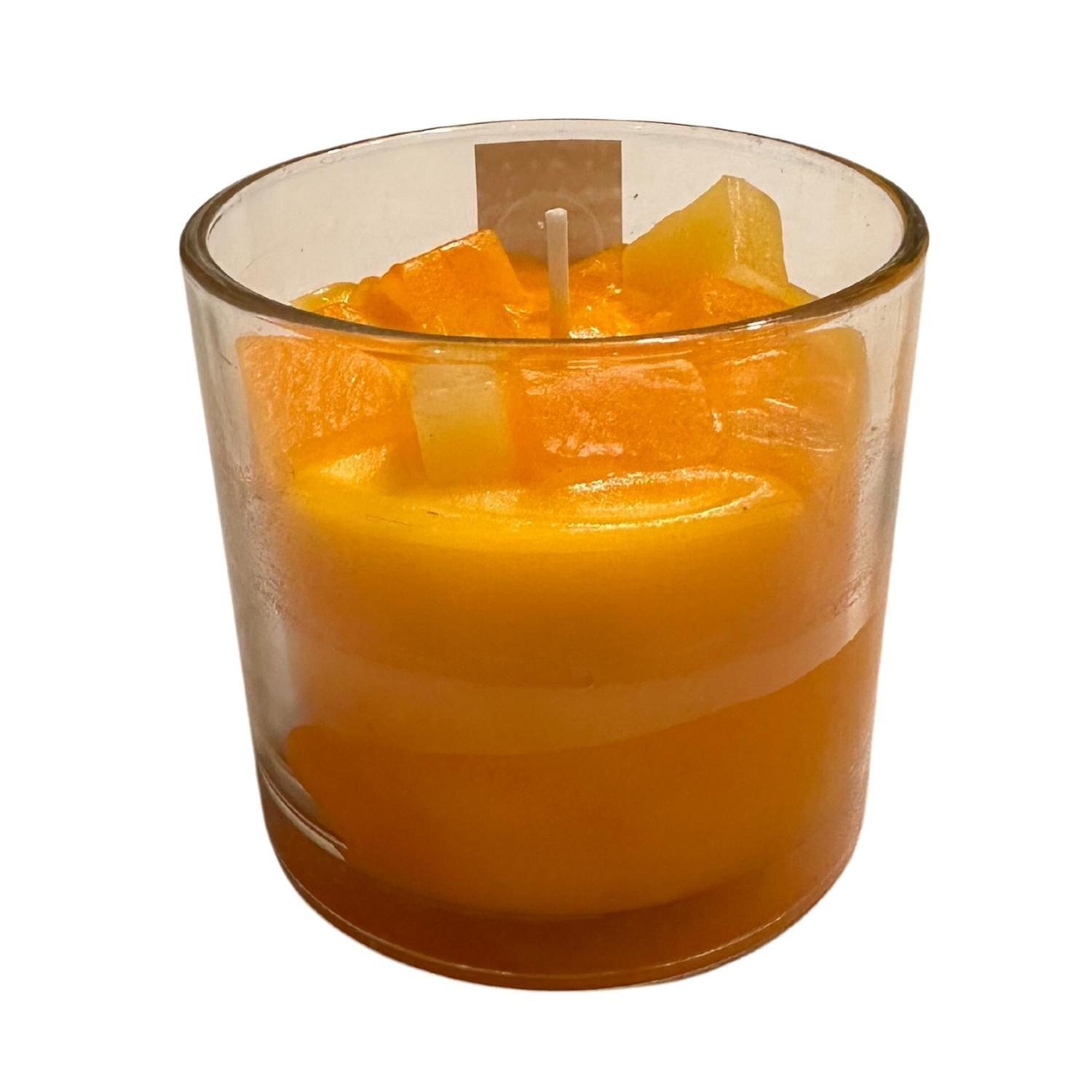 Vela Aromatica Decorativa De Lujo Diseño Fruta Pack 4 Unid-3