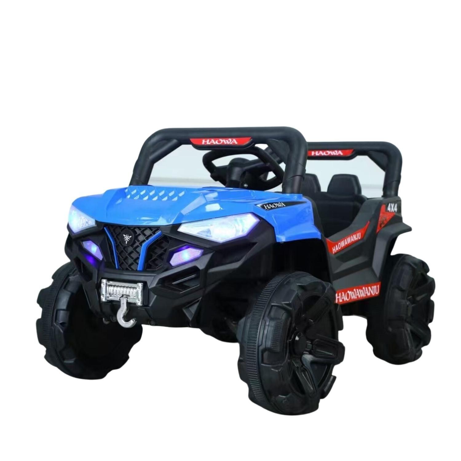 Auto Batería Eléctrico Infantil Titan Azul Juguete-0
