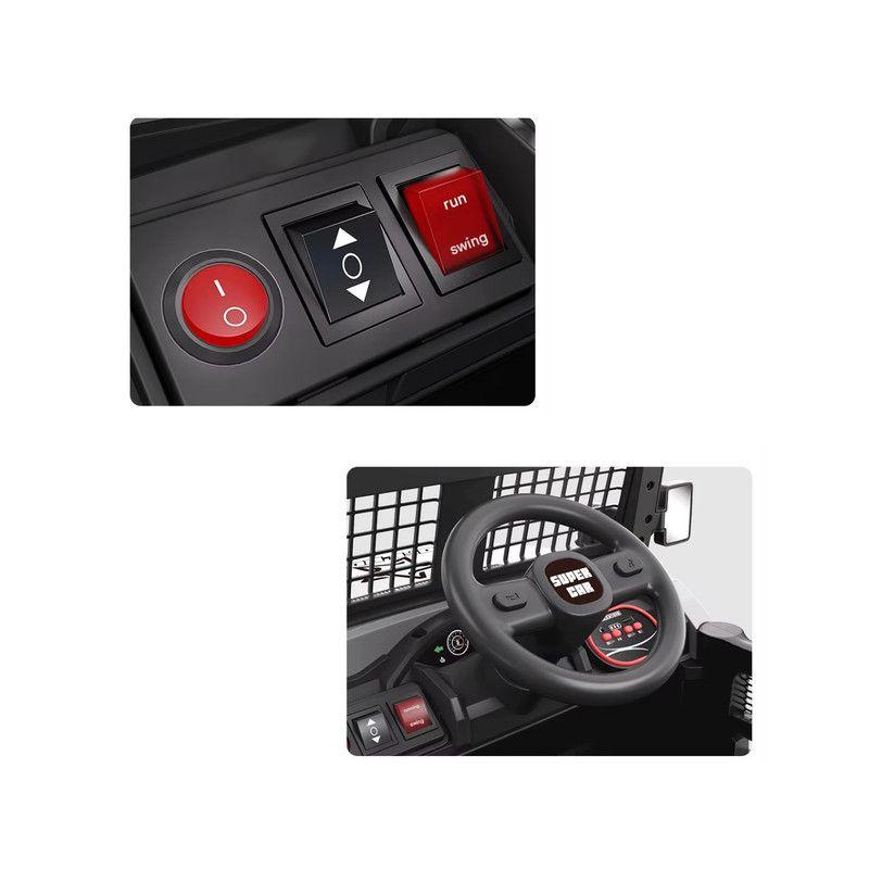 Auto Batería Jeep Eléctrico Infantil 12V Control Blaze Rojo-1