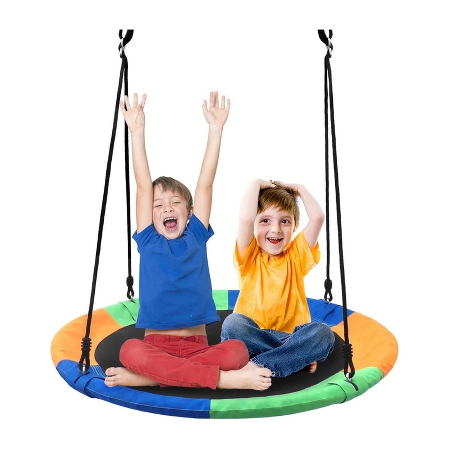 Columpio Redondo Patio Incluye Accesorios Silla Mecedora-6