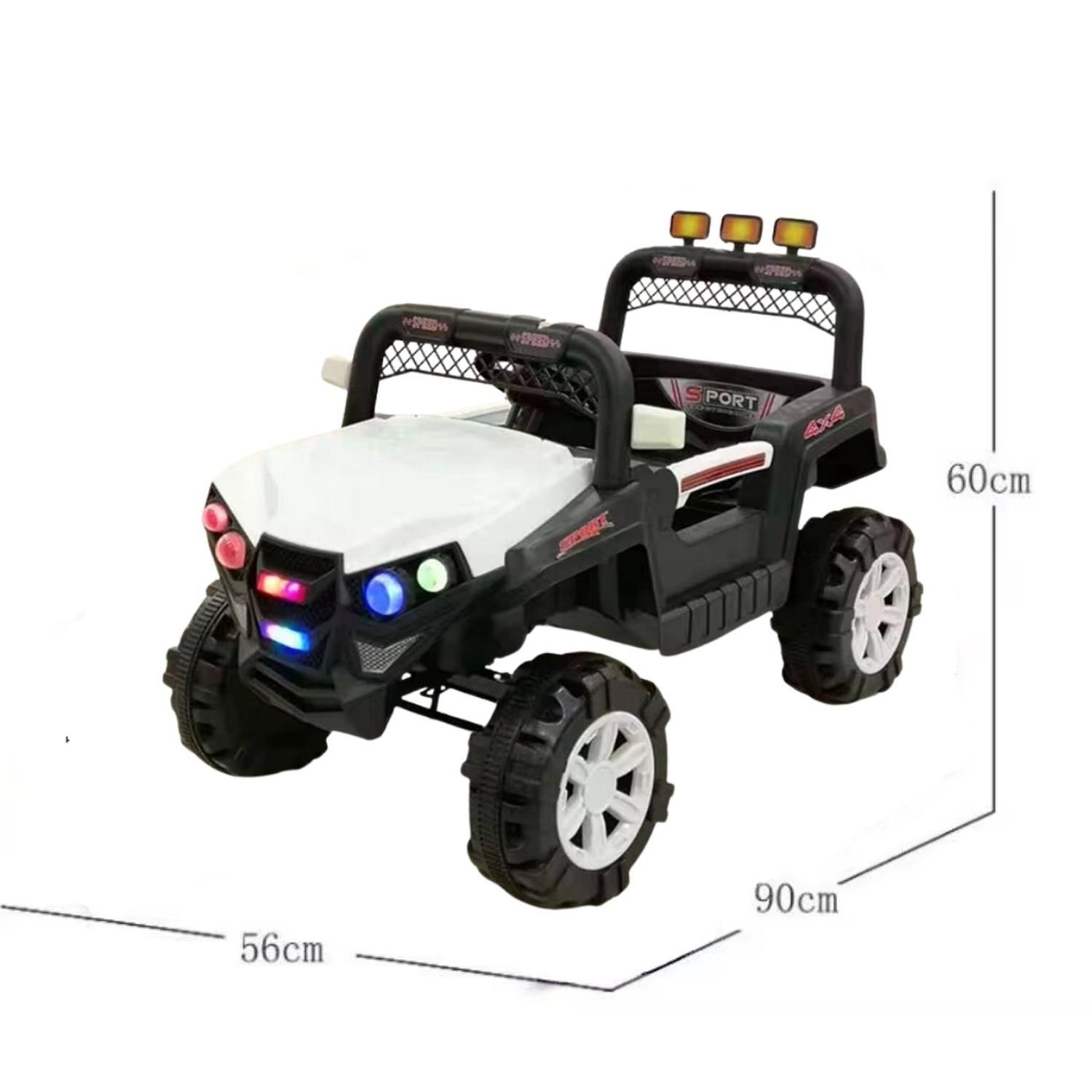 Auto Batería Jeep Eléctrico Infantil 12V Control Trail Blanco-2