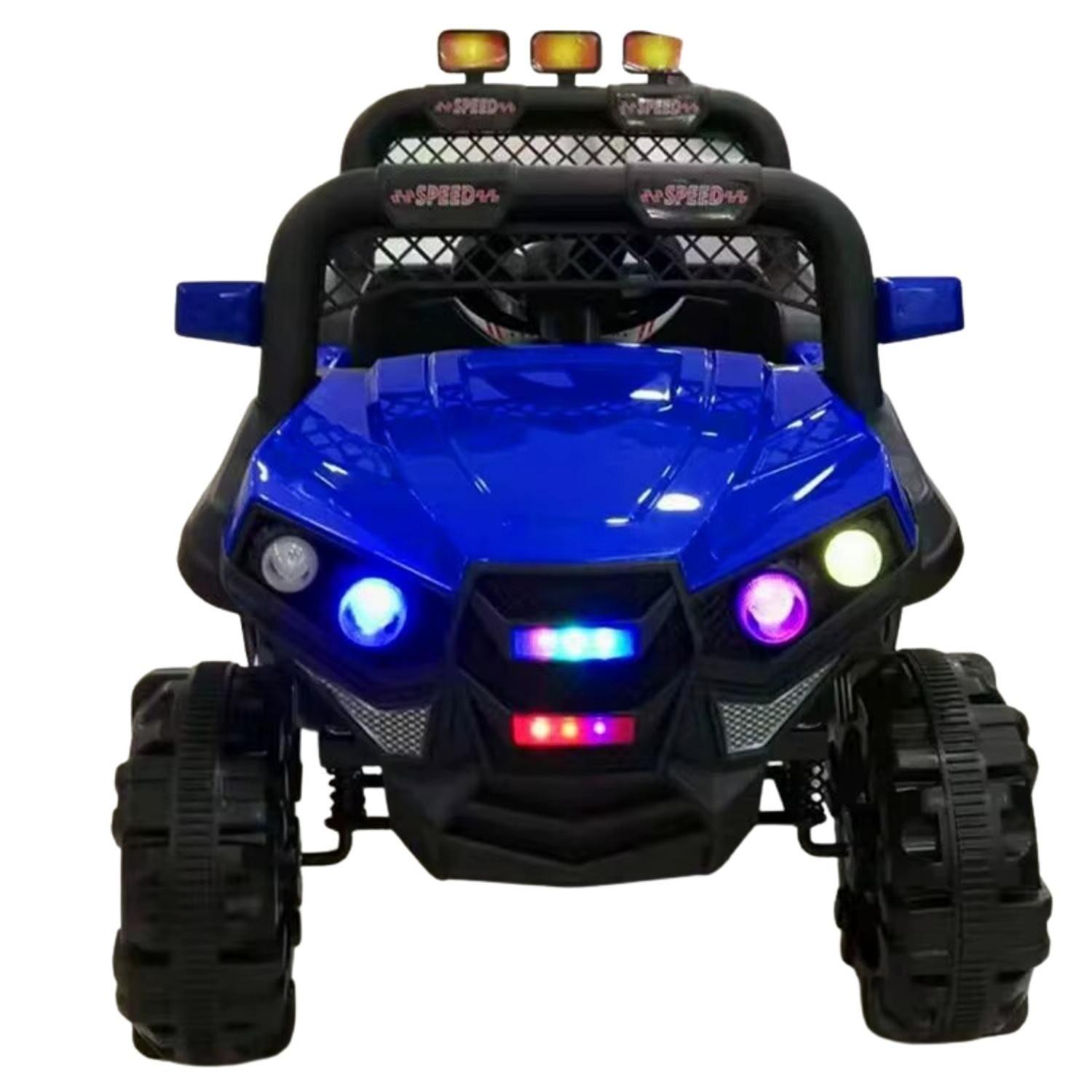 Auto Batería Jeep Eléctrico Infantil 12V Control Trail Azul-1