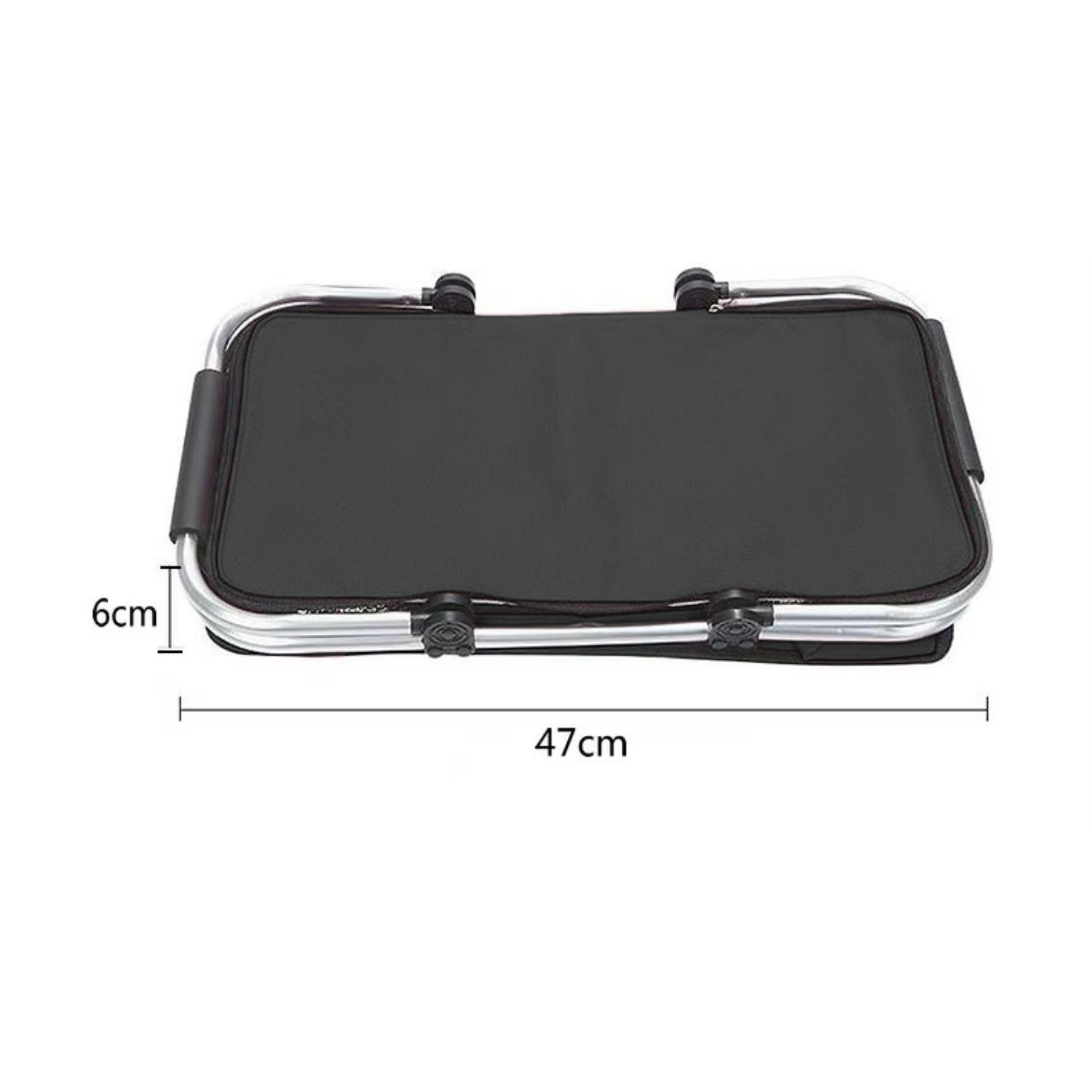 Bolso Termico Plegable Negro Cooler Canasta Picnic-6