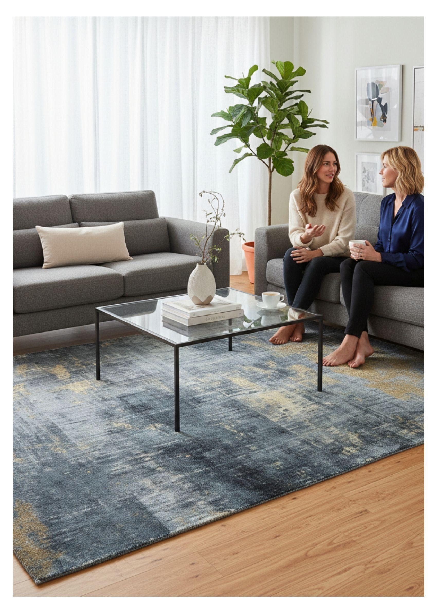 Alfombra Living Estampada 120x160 cm Usini-2