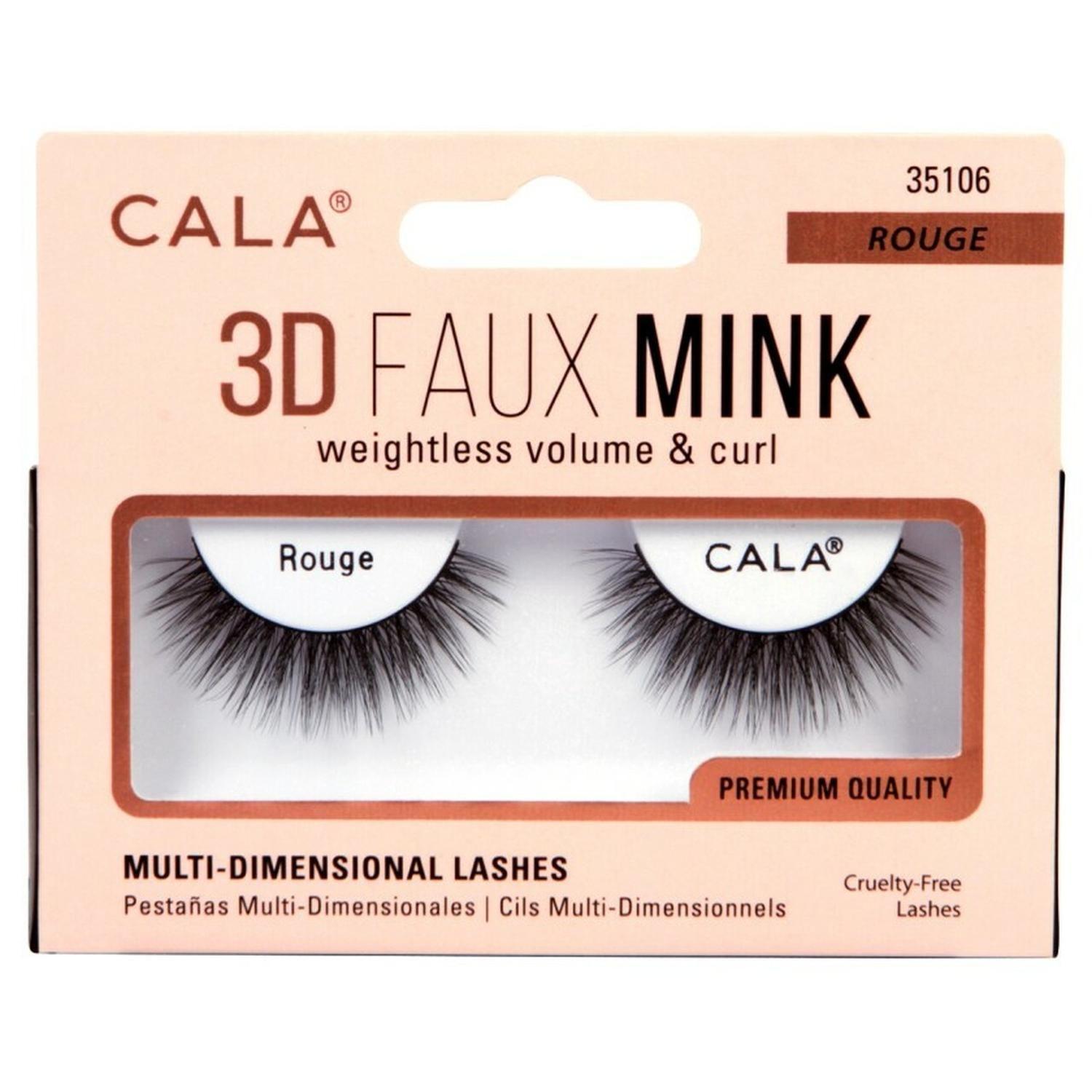 3D Faux Mink Lashes : ROUGE-0