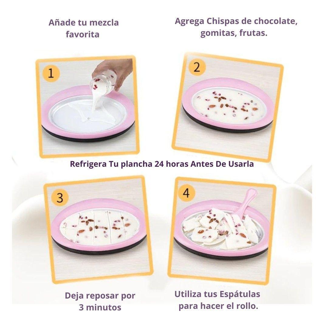  Heladería Instantánea Mini Plancha Para Helado-4