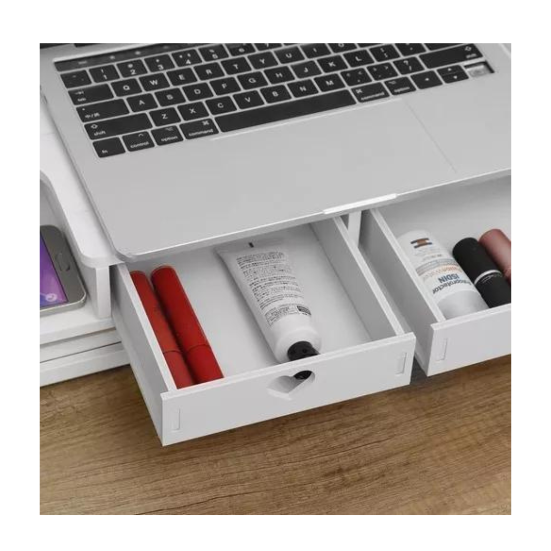 Organizador de Escritorio Elevador de Monitor 2 Cajones-5