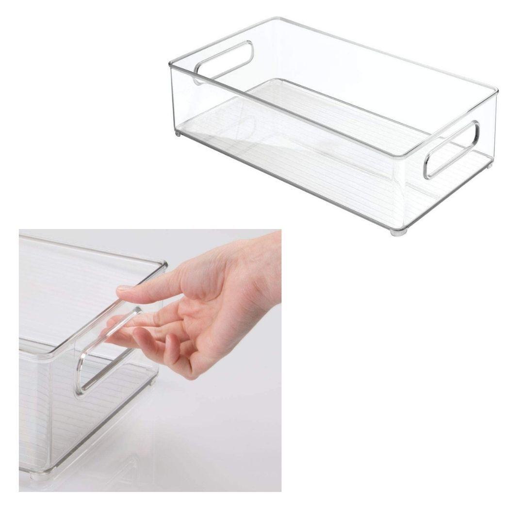 Kit 4 Cestas Organizadoras Caja para Estantes Refrigerador Cocina-6