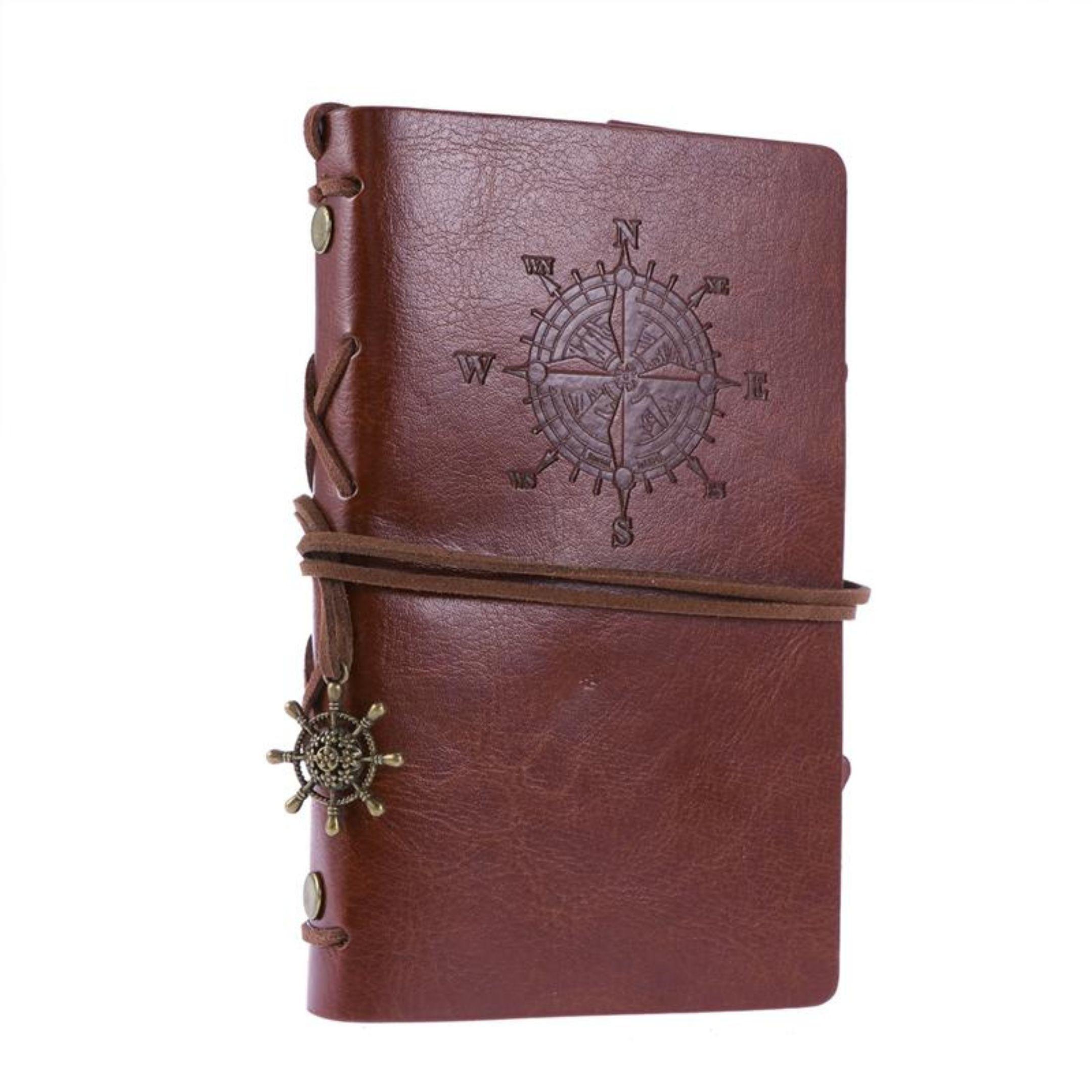 Agenda Vintage Con Cubierta y Colgantes - Cuaderno Marinero-0