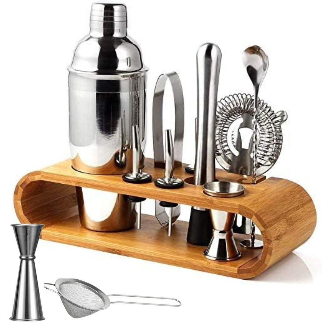 Kit De Bartender Coctelera y Accesorios De Bar 12 Piezas-5