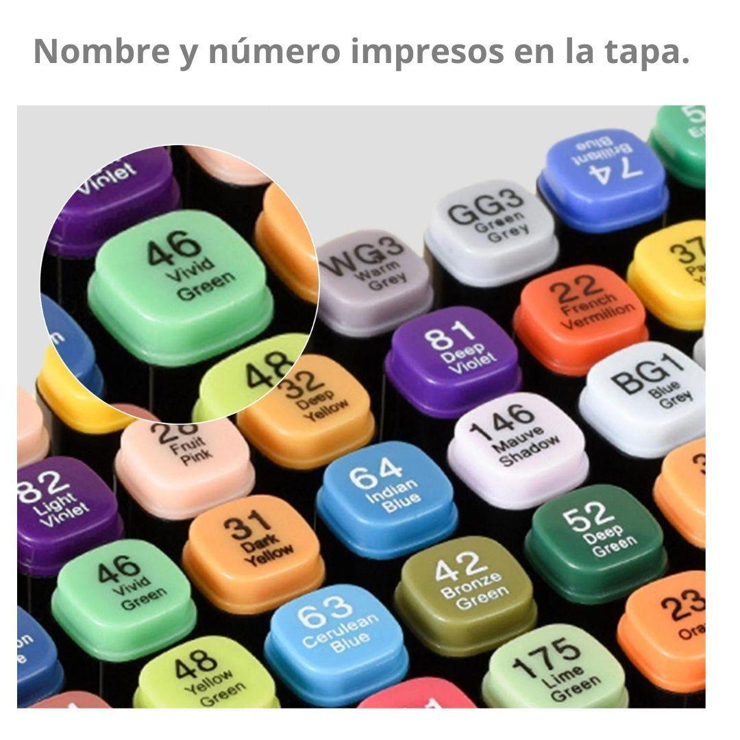Plumones Touchfive Original 80 Marcadores Lápices De Colores-4