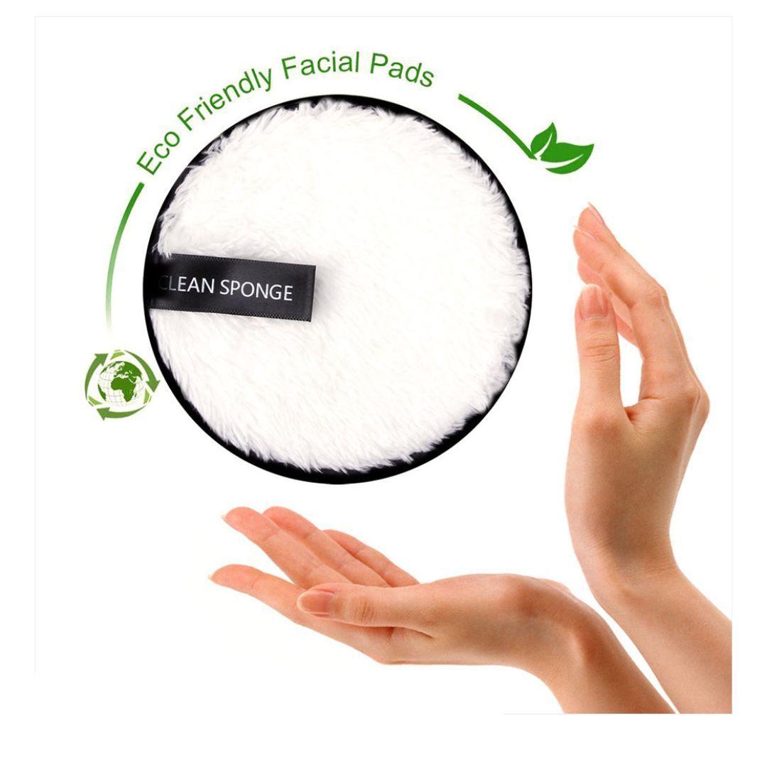 Set 6 Pétalos Removedores De Maquillaje Reutilizable Limpiador Facial-4