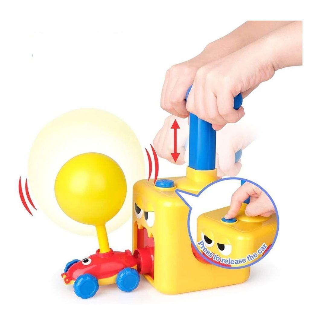 Bombín Lanzador De Autos Y Cohetes Con Globos-1