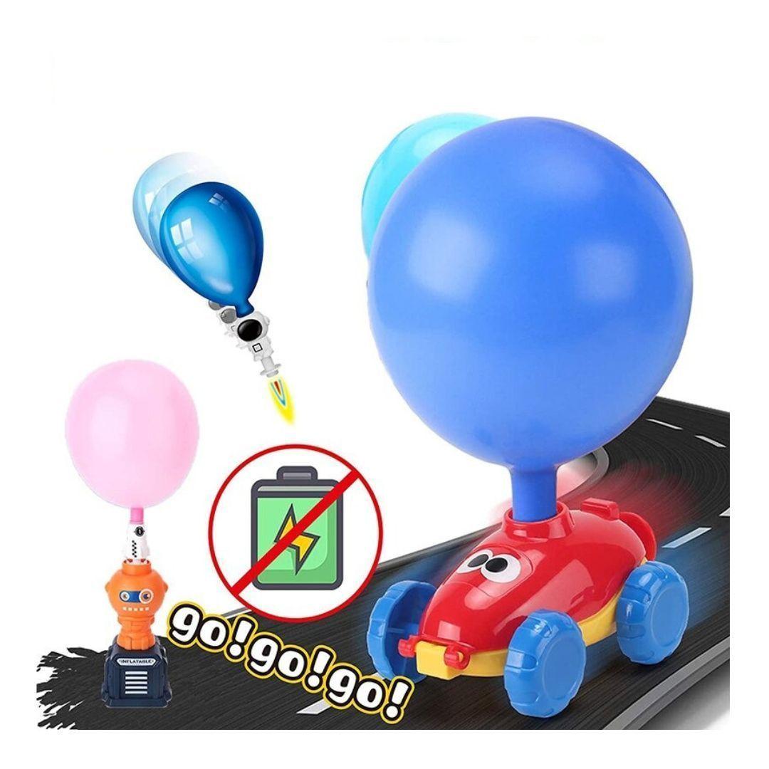 Bombín Lanzador De Autos Y Cohetes Con Globos-2