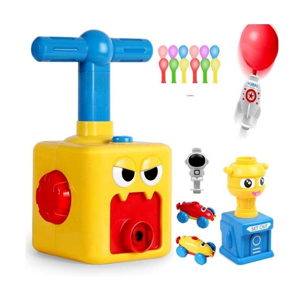 Bombín Lanzador De Autos Y Cohetes Con Globos-0