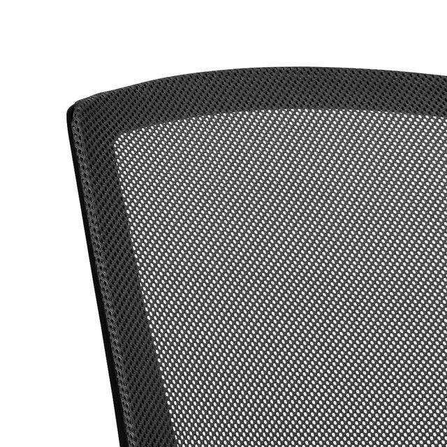 Silla de Oficina Network Negra Cromada-3