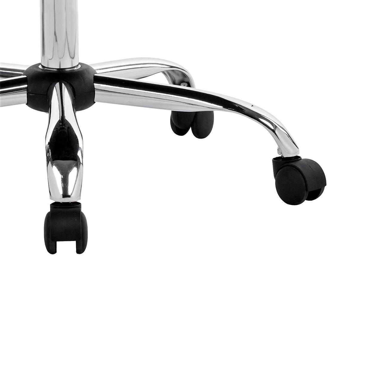 Silla de Oficina Network Negra Cromada-7