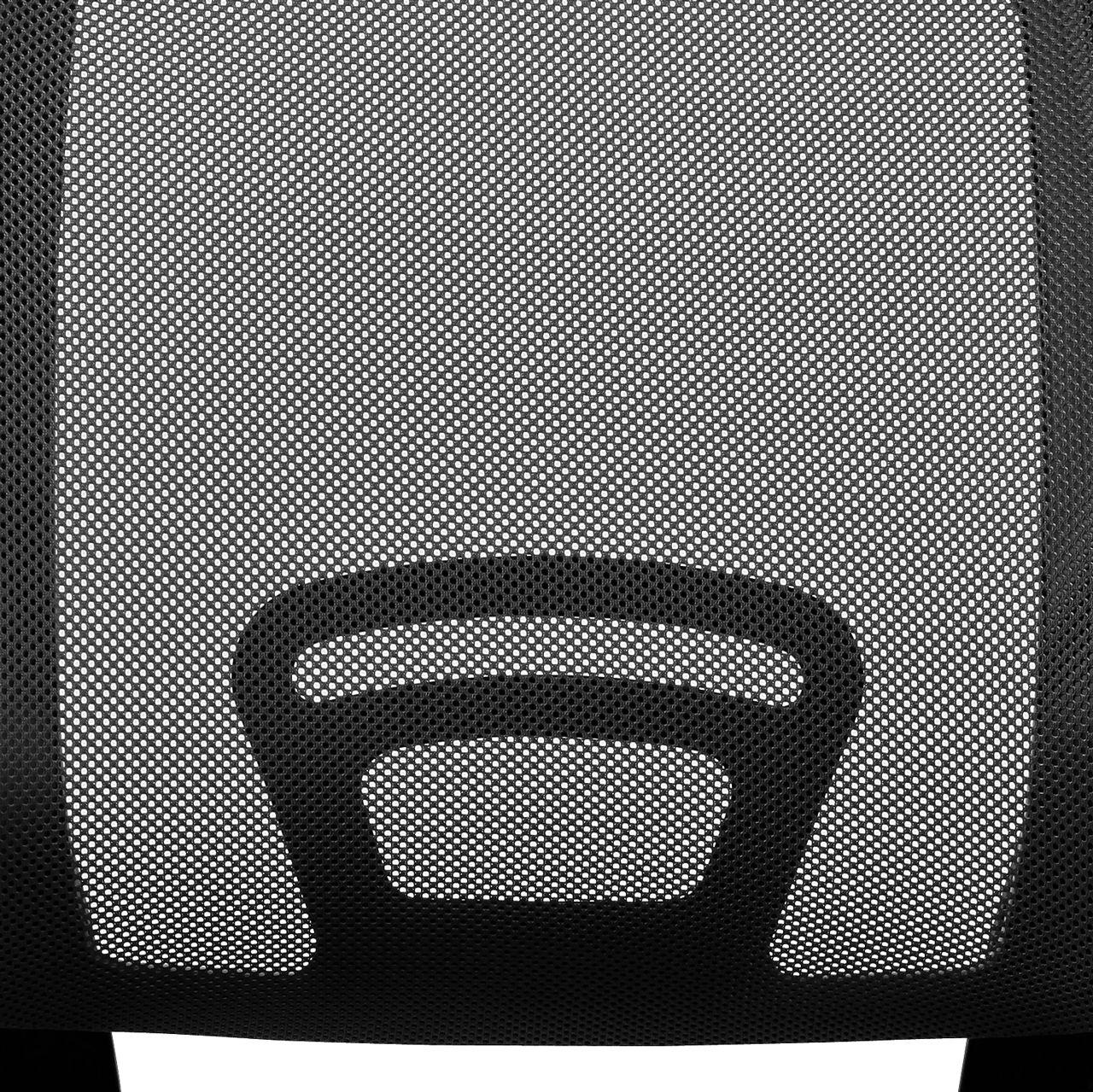 Silla de Oficina Network Negra Cromada-4