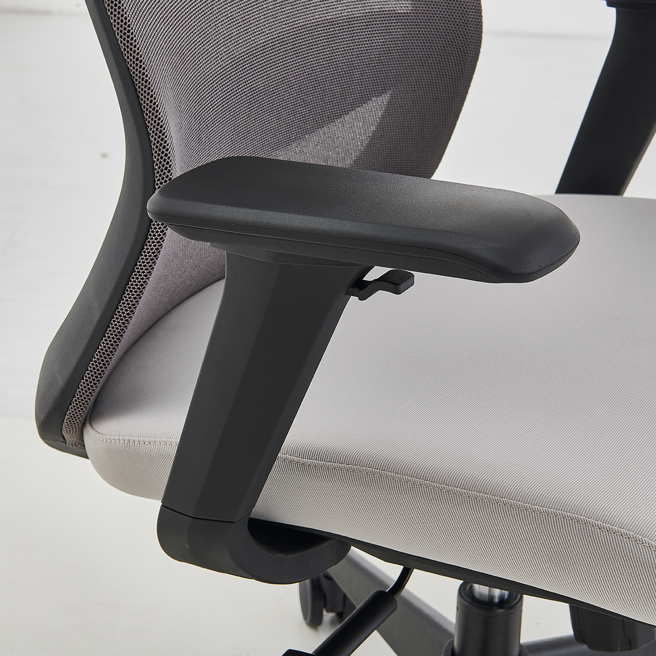 Silla de Oficina Houston Negra Gris-6