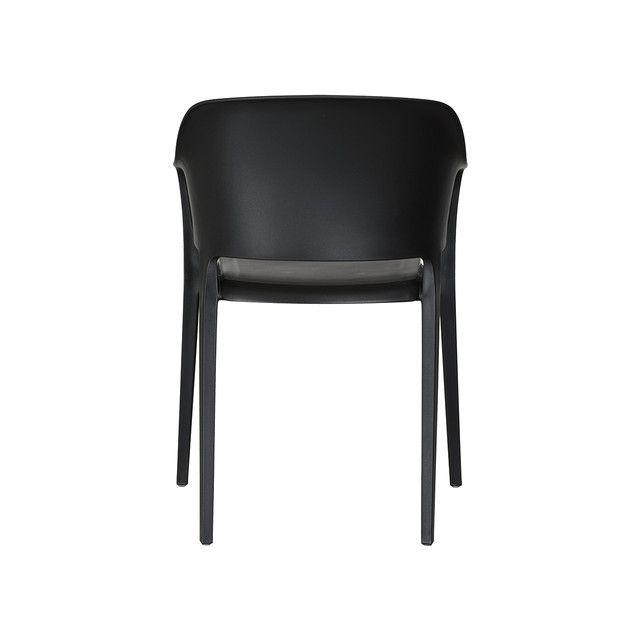 Silla Exterior Sunday con Brazos Negra-3