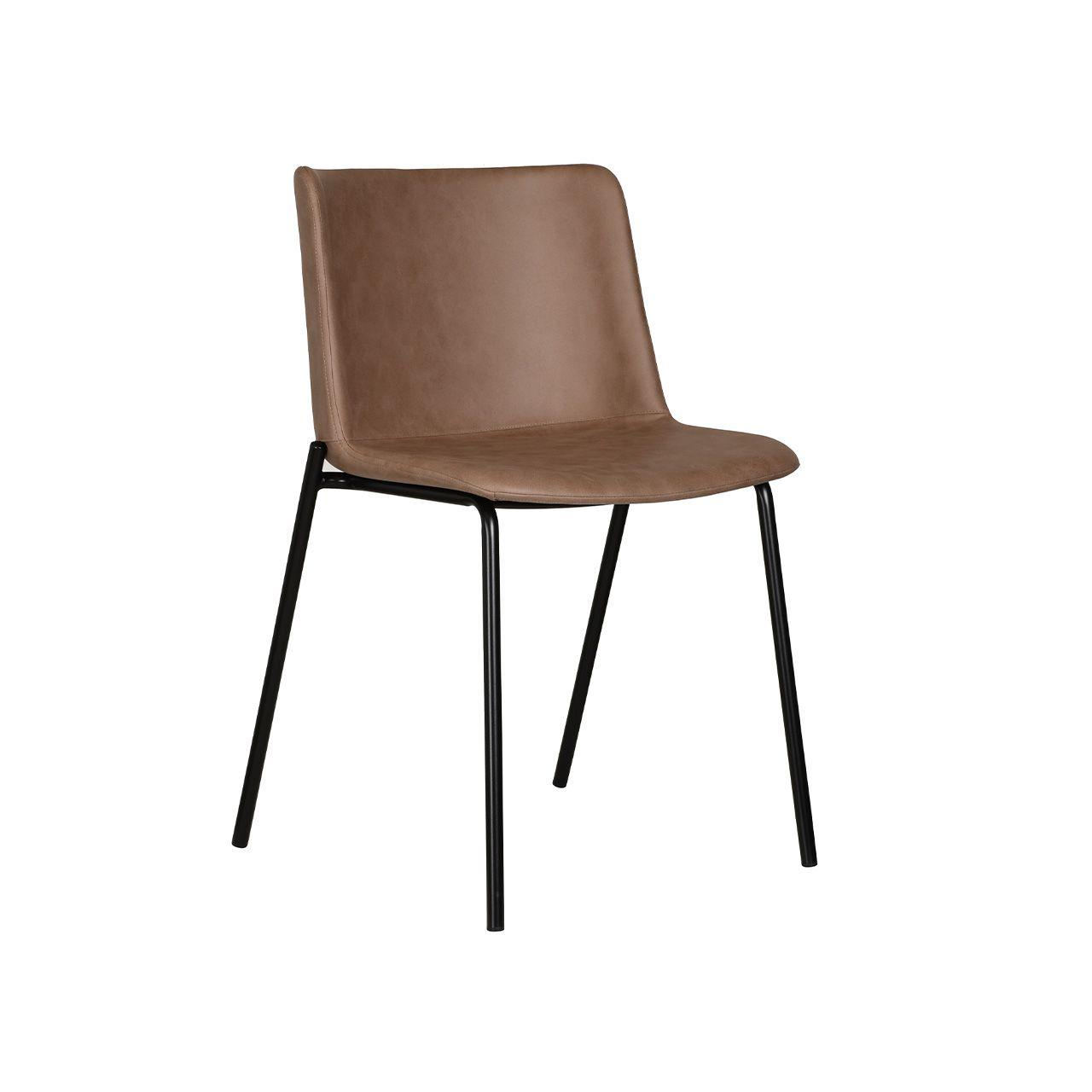 Silla Count Basic Soft PU Café Caqui-0