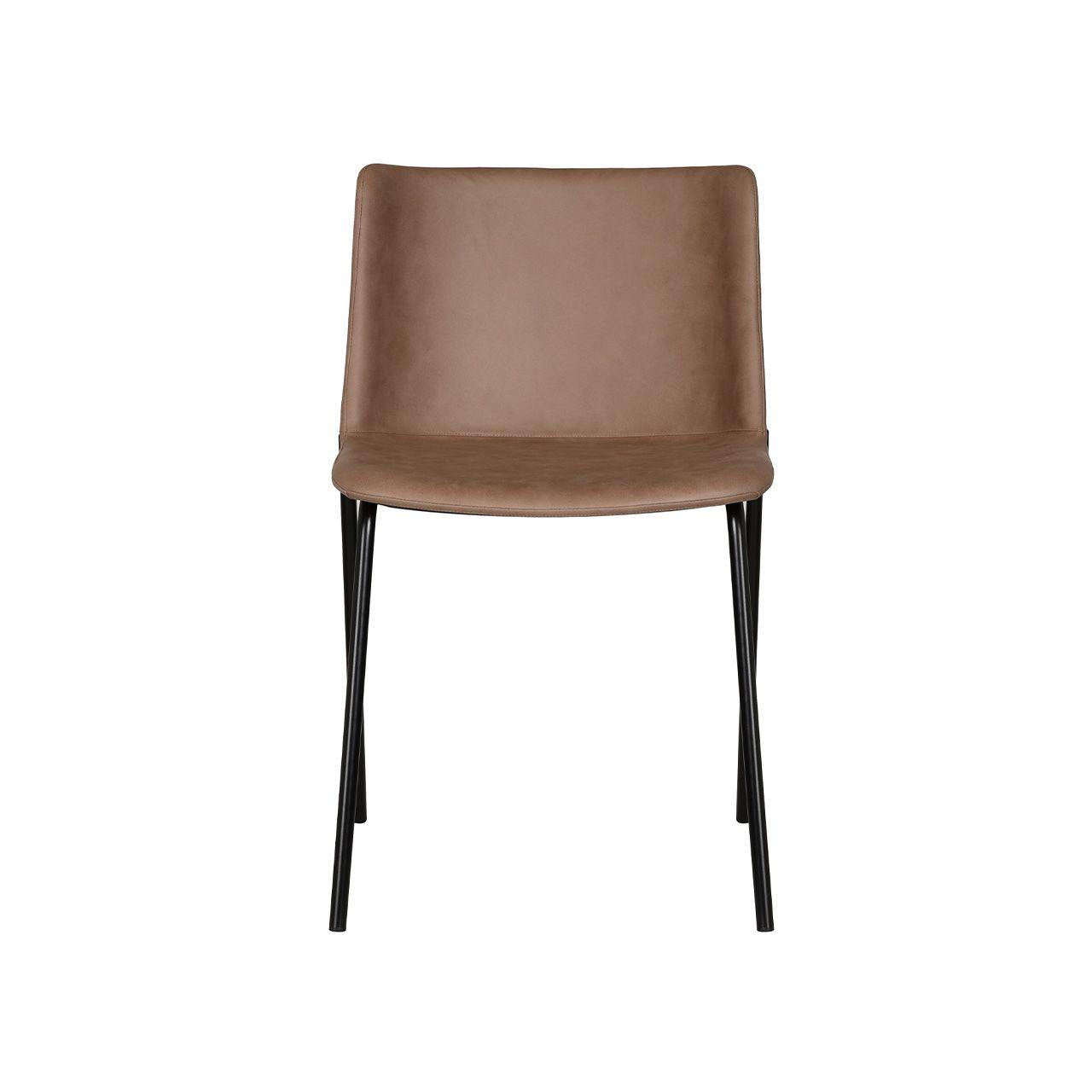 Silla Count Basic Soft PU Café Caqui-1