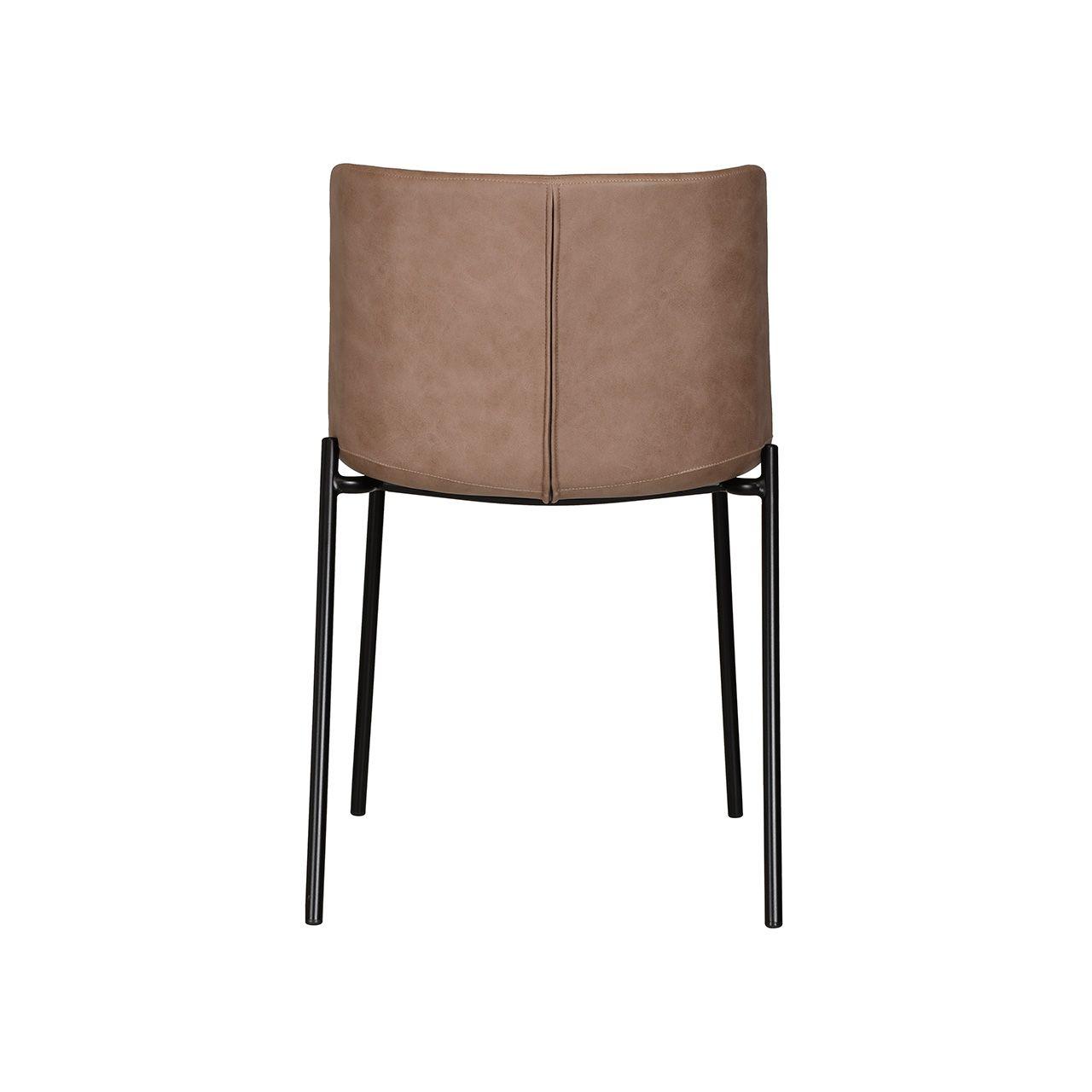 Silla Count Basic Soft PU Café Caqui-3
