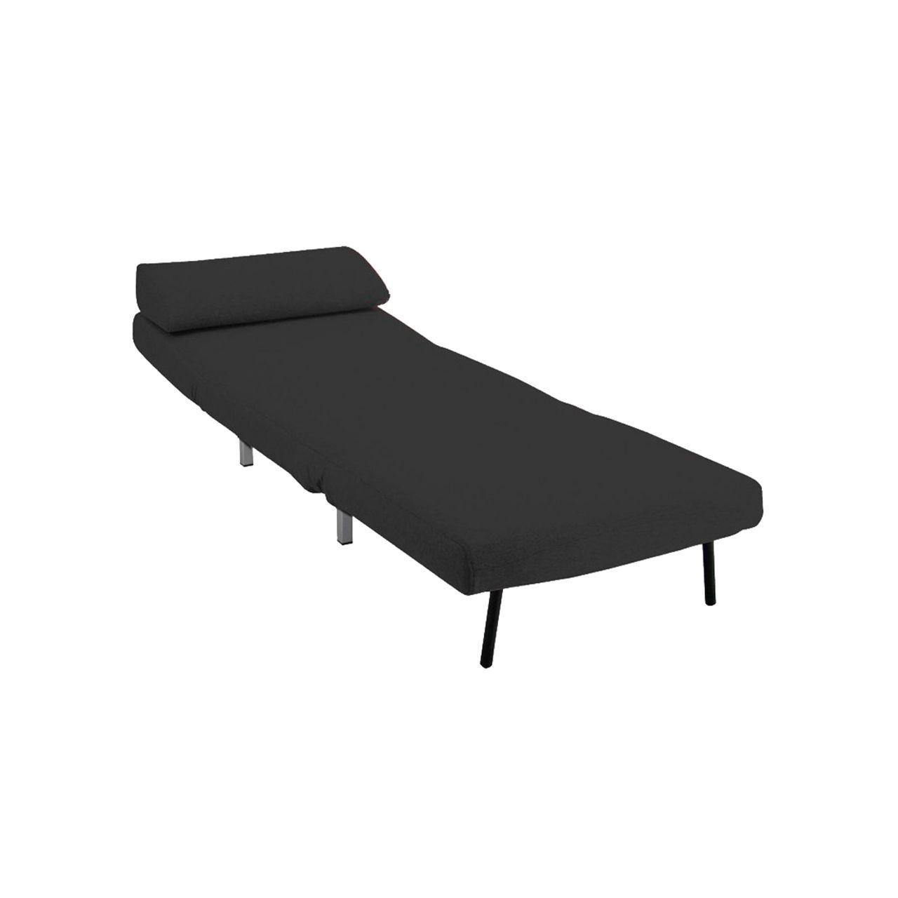 Sofá Cama 1 Cuerpo Teo Negro-2