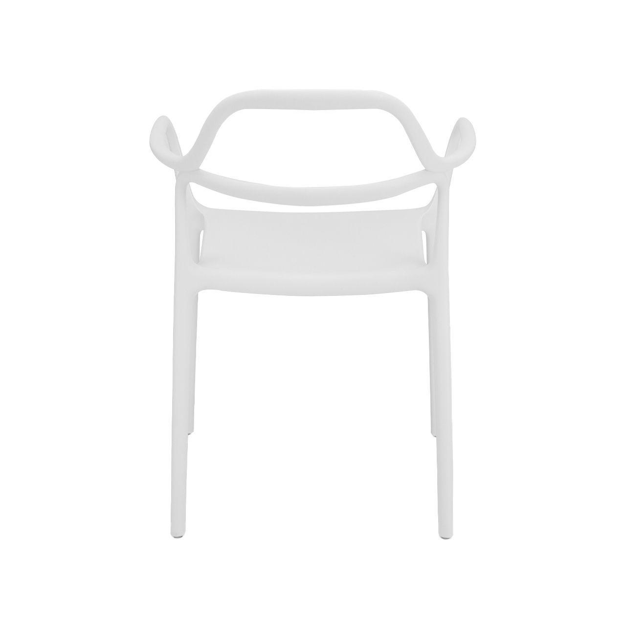 Silla Dali Monoblock con Brazos Blanca-4