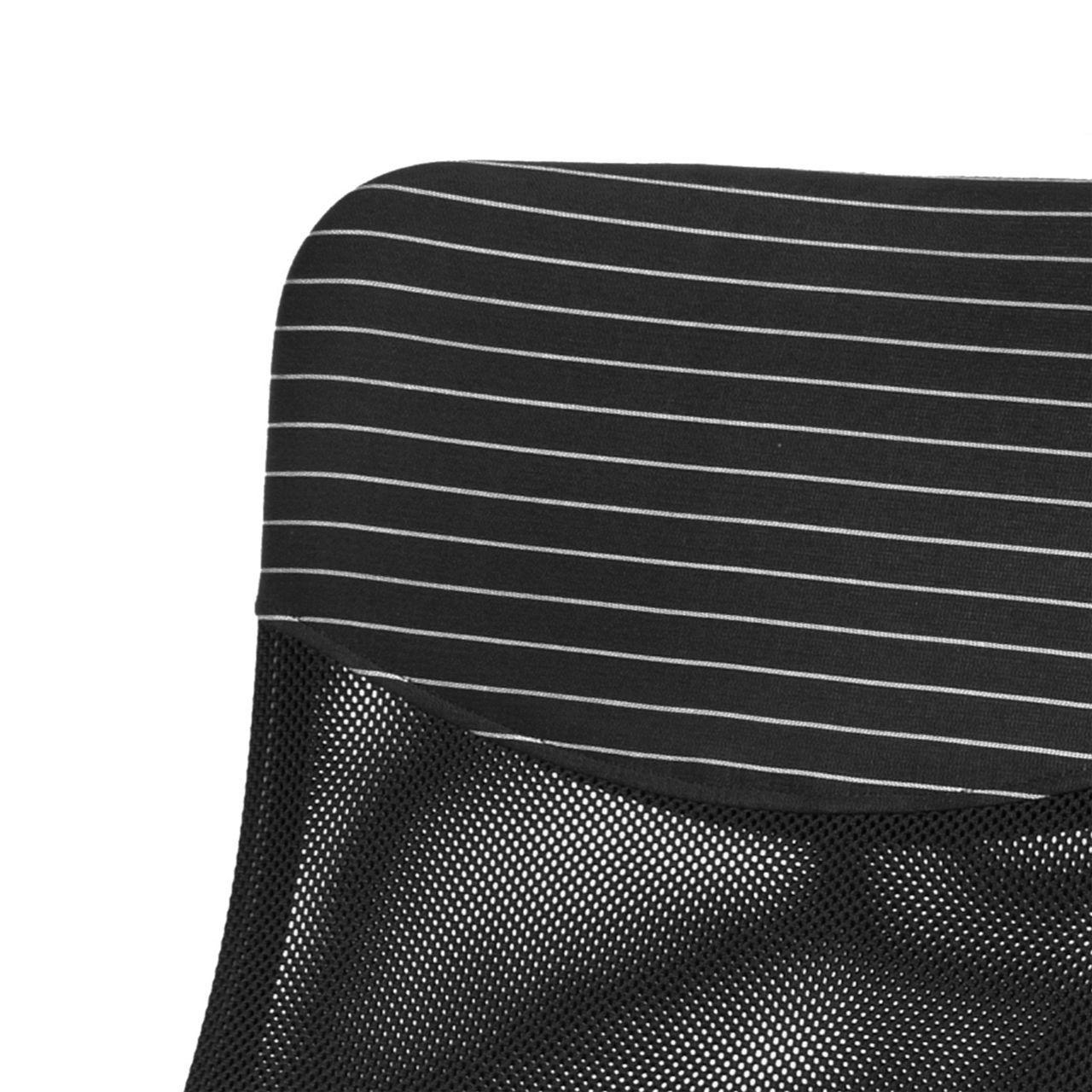 Silla de Oficina High Pro Negra Cromada-3