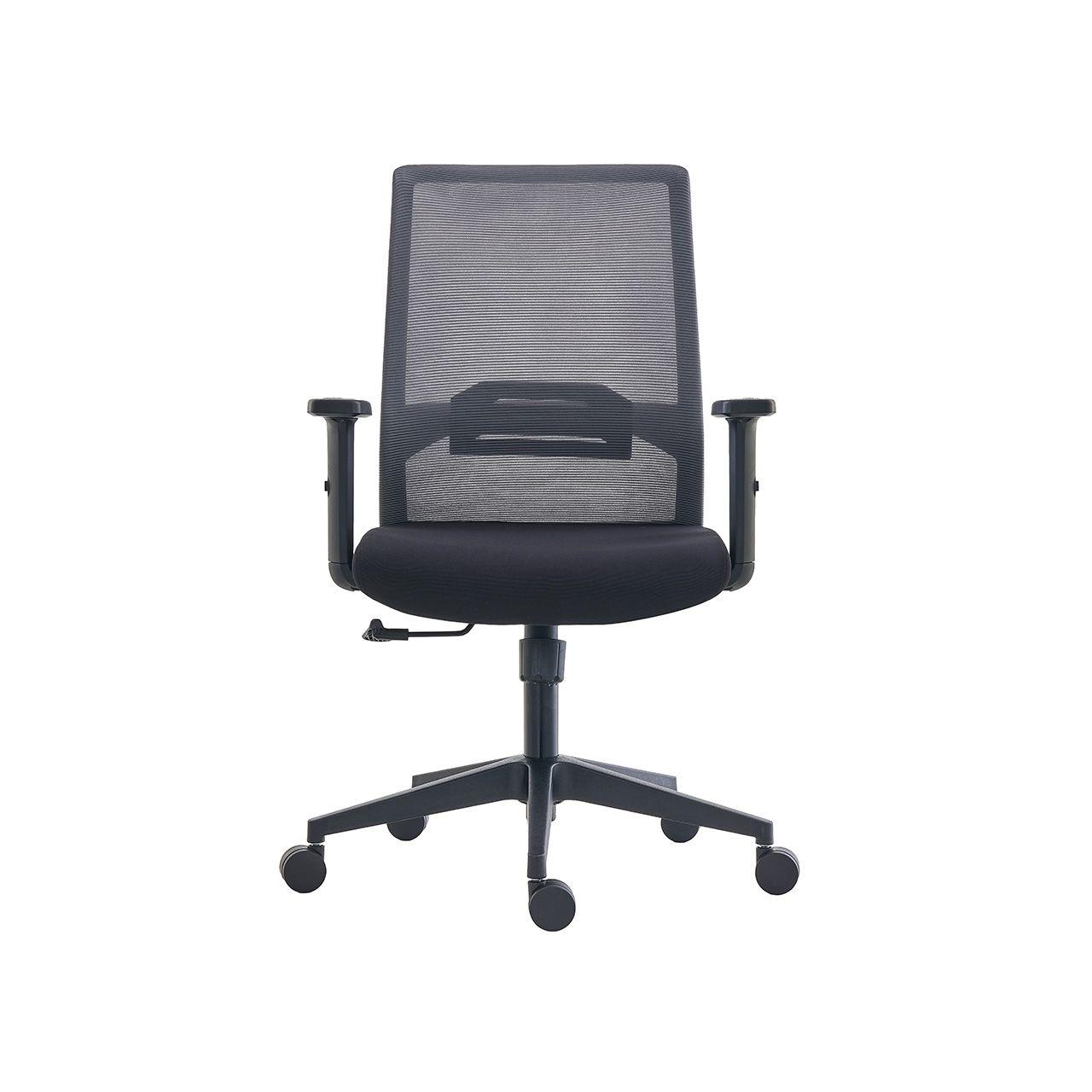 Silla de Oficina New York Gris Negra-1