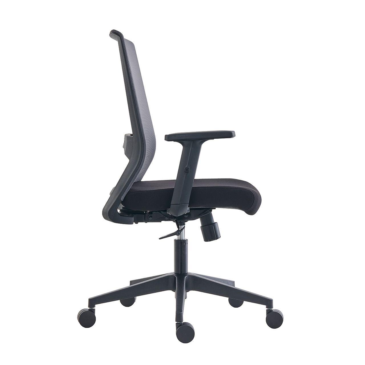 Silla de Oficina New York Gris Negra-2