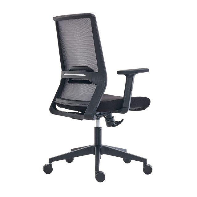 Silla de Oficina New York Gris Negra-3