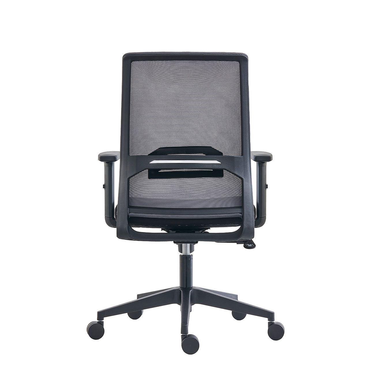 Silla de Oficina New York Gris Negra-4