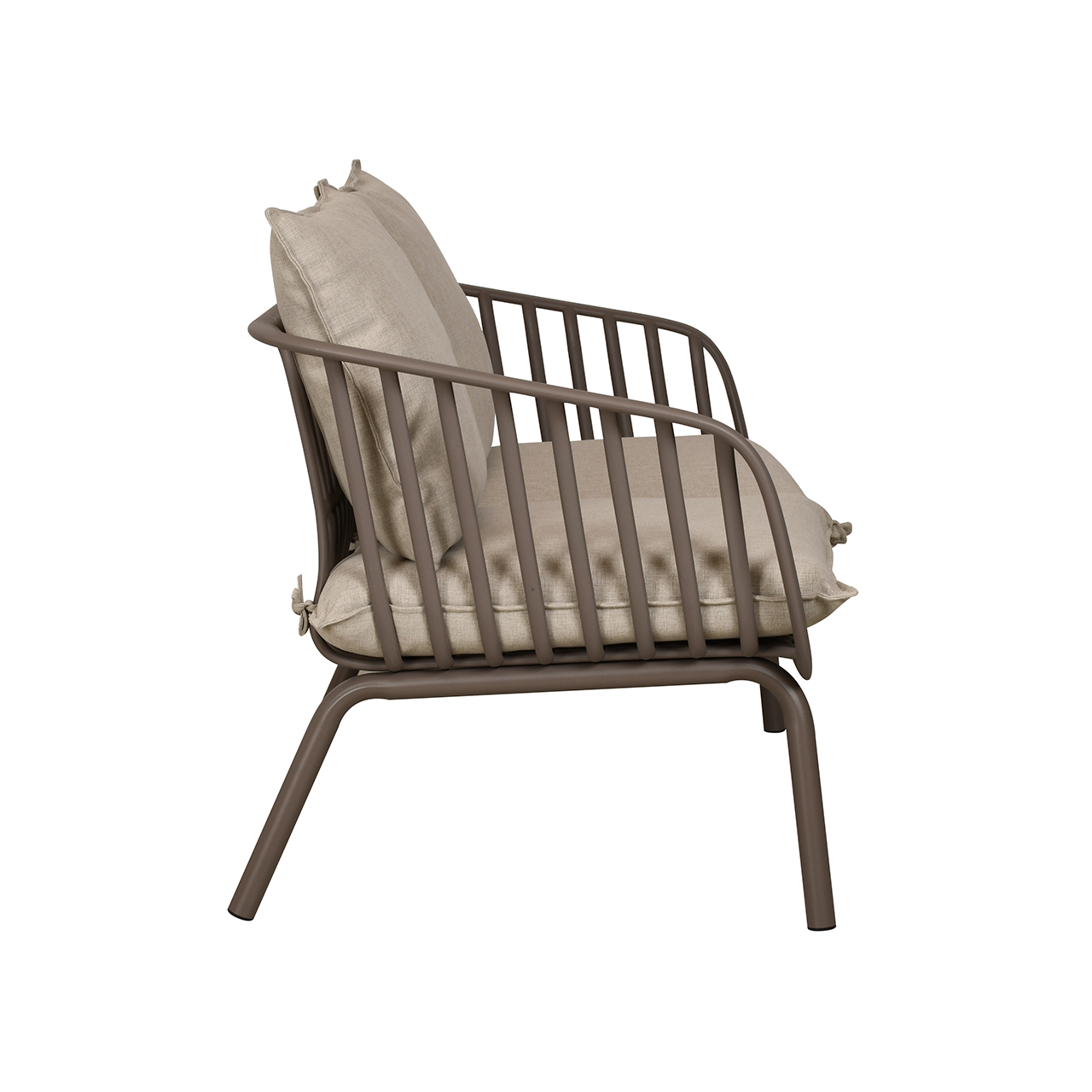 Sofá Exterior 2 Cuerpos Times Tortora-2