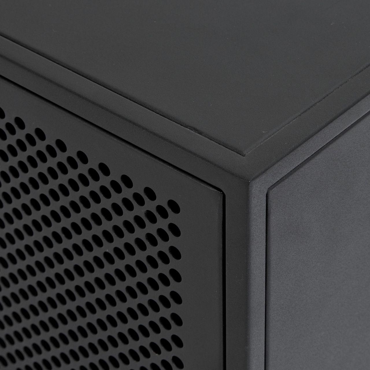 Mesa de TV Dawn Metal Negro-4