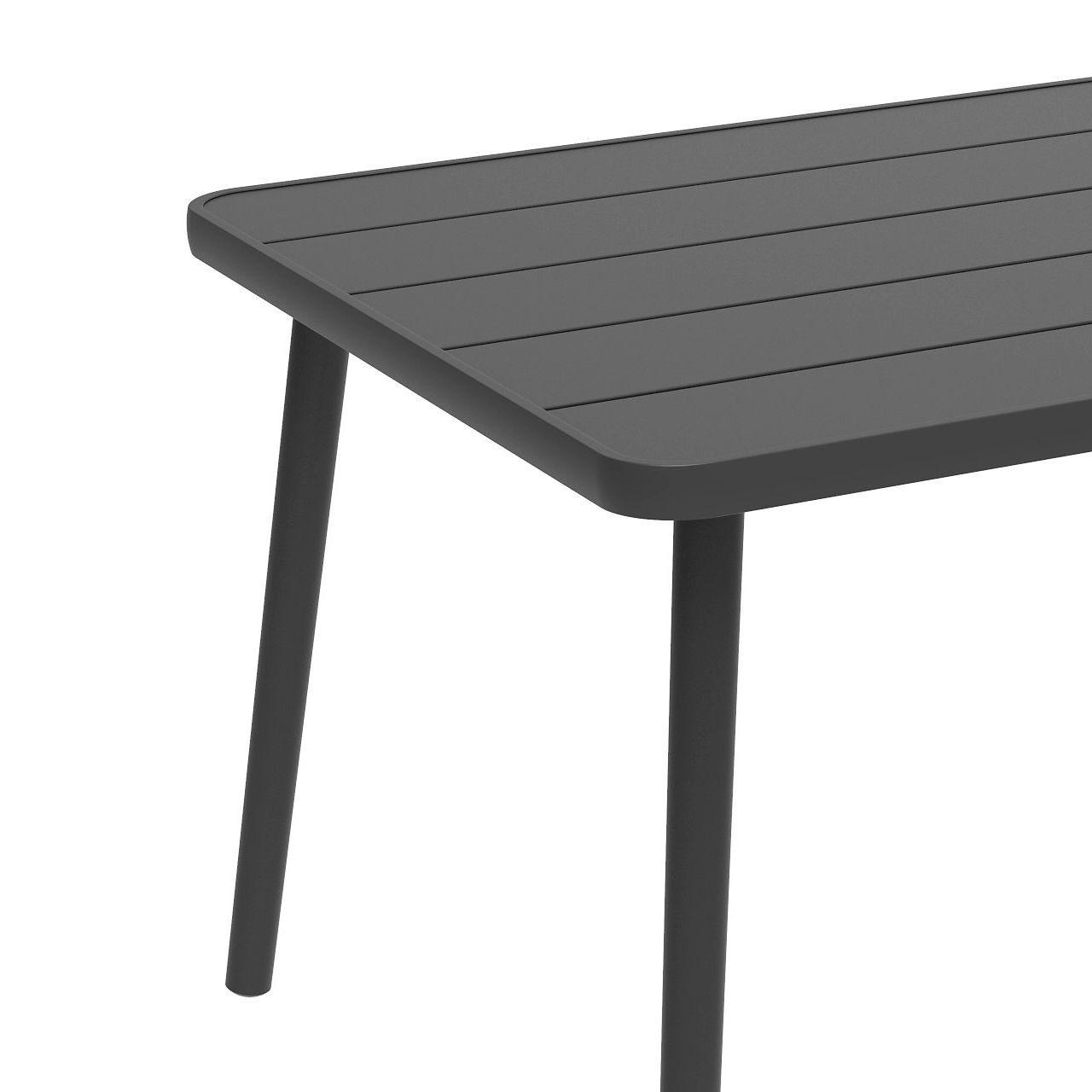 Mesa Exterior Classic Gris Carbón 150cm-2