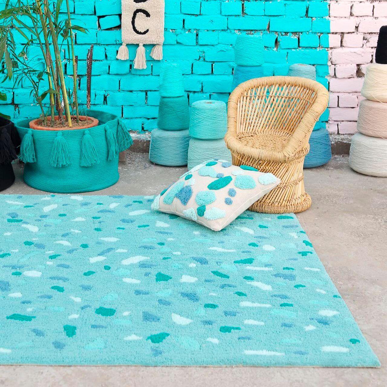 Alfombra Terrazo Esmeralda 140 x 200cm-3