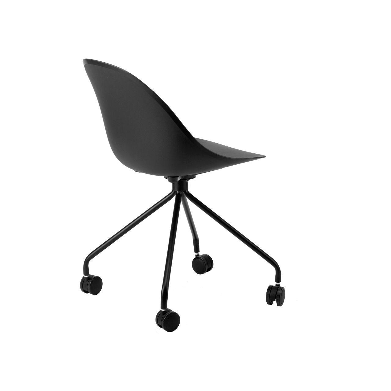 Silla de Oficina Vivid Wheels Negra-3