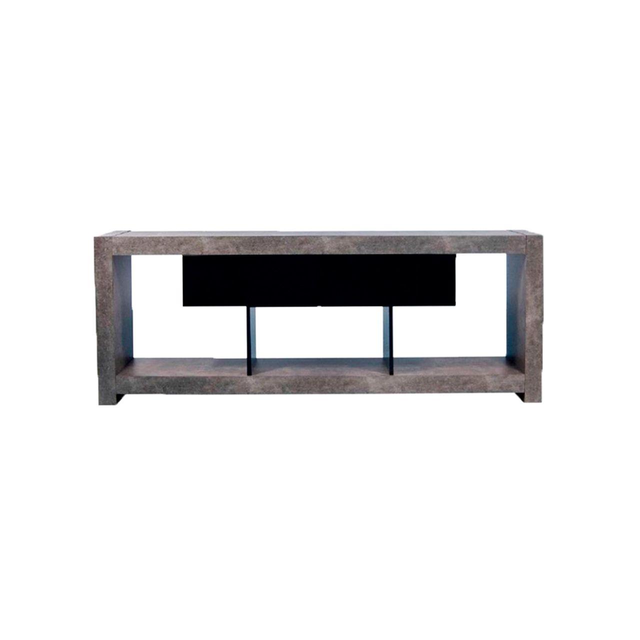 Mesa de TV Nara Cemento Negro-0